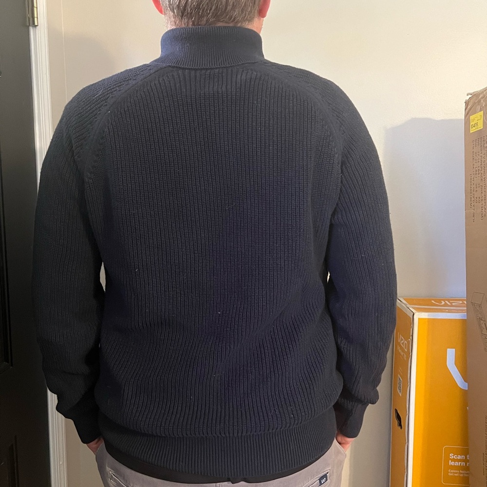 GAP Rib Knit Sweater Navy